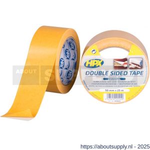 HPX dubbelzijdig universele tape wit 50 mm x 25 m - S51700148 - afbeelding 1