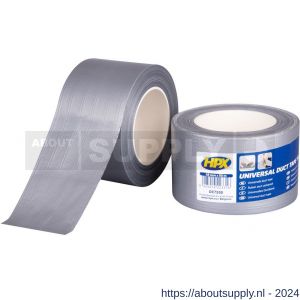 HPX Duct tape 1900 reparatie water- en weerbestendig zilver 75 mm x 50 m - S51700222 - afbeelding 1