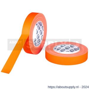 HPX gaffer textiel montage tape fluo oranje 25 mm x 25 m - S51700190 - afbeelding 1