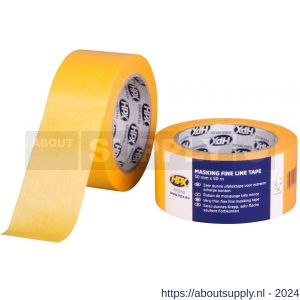 HPX Masking 4400 Fine Line afplaktape oranje 48 mm x 50 m - S51700028 - afbeelding 1