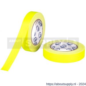 HPX gaffer textiel montage tape fluo geel 25 mm x 25 m - S51700194 - afbeelding 1