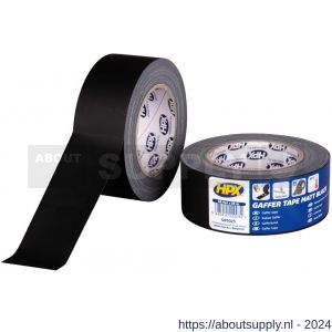 HPX gaffer textiel montage tape matzwart 48 mm x50 m - S51700186 - afbeelding 1