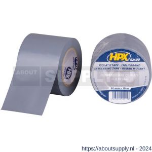 HPX PVC isolatietape grijs 50 mm x 10 m - S51700104 - afbeelding 1