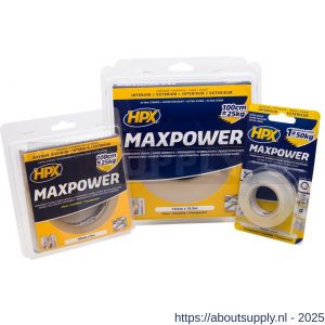 HPX Max Power montage bevestigingstape transparant 19 mm x 5 m - S51700134 - afbeelding 2