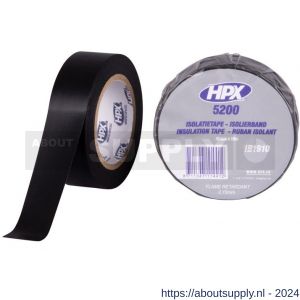HPX PVC isolatietape zwart 19 mm x 10 m - S51700076 - afbeelding 1