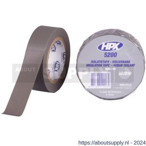 HPX PVC isolatietape grijs 19 mm x 10 m - S51700079 - afbeelding 1