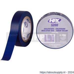 HPX PVC isolatietape blauw 15 mm x 10 m - S51700070 - afbeelding 1
