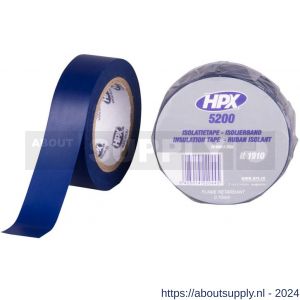 HPX PVC isolatietape blauw 19 mm x 10 m - S51700080 - afbeelding 1