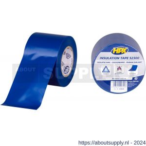 HPX PVC isolatietape blauw 50 mm x 20 m - S51700099 - afbeelding 1