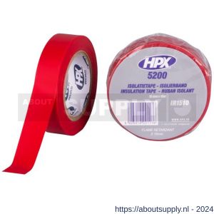 HPX PVC isolatietape rood 15 mm x 10 m - S51700071 - afbeelding 1