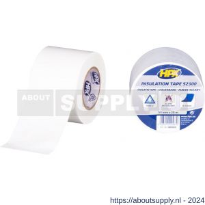 HPX PVC isolatietape wit 50 mm x 20 m - S51700101 - afbeelding 1