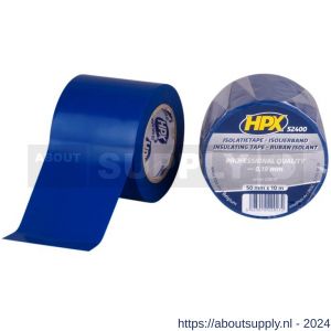 HPX PVC isolatietape blauw 50 mm x 10 m - S51700105 - afbeelding 1