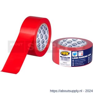 HPX zelfklevende belijning-markeringstape rood 48 mm x 33 m - S51700047 - afbeelding 1