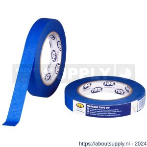 HPX Masking afplaktape UV blauw 19 mm x 50 m - S51700021 - afbeelding 1