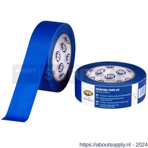 HPX Masking afplaktape UV blauw 38 mm x 50 m - S51700023 - afbeelding 1