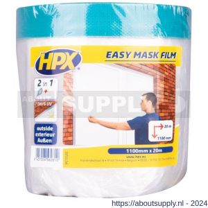 HPX Easy mask film cloth afplak tape 1100 mm x 20 m - S51700281 - afbeelding 1