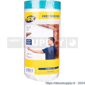 HPX Easy mask film cloth afplak tape 2100 mm x 17 m - S51700282 - afbeelding 1