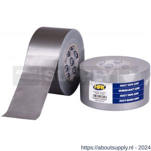 HPX Duct tape 2200 reparatie water- en weerbestendig zilver 75 mm x 50 m - S51700225 - afbeelding 1