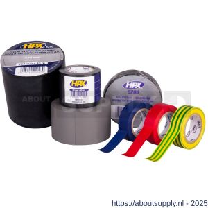 HPX PVC isolatietape zwart 50 mm x 33 m - S51700085 - afbeelding 2