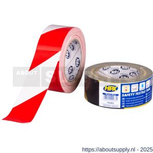 HPX Safety textile markeringstape geel-zwart 48 mm x 25 m - S51700041 - afbeelding 2