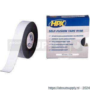 HPX zelfvulkaniserende reparatie tape zwart 25 mm x 10 m - S51700249 - afbeelding 1