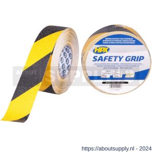 HPX anti-slip tape zwart-geel 50 mm x 18 m - S51700259 - afbeelding 1