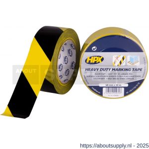 HPX zelfklevende hoogwaardige belijning-markeringstape geel 48 mm x 33 m - S51700050 - afbeelding 2