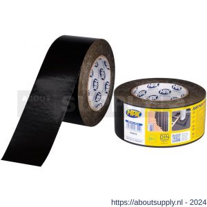 HPX UV-bestendige PE polyethyleen tape zwart 60 mm x 25 m - S51700210 - afbeelding 1