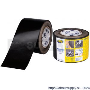 HPX UV-bestendige PE polyethyleen tape zwart 90 mm x 25 m - S51700211 - afbeelding 1