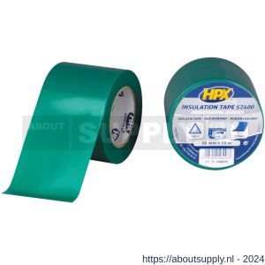 HPX PVC isolatietape groen 50 mm x 10 m - S51700297 - afbeelding 1
