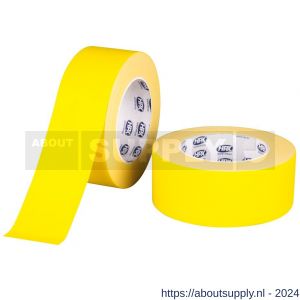 HPX Mat gaffer textiel montage tape PRO geel 50 mm x 25 m - S51700197 - afbeelding 1