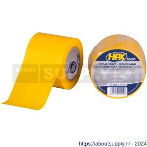 HPX PVC isolatietape geel 50 mm x 10 m - S51700108 - afbeelding 1