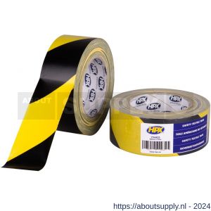 HPX Safety textile markeringstape geel-zwart 48 mm x 25 m - S51700041 - afbeelding 1