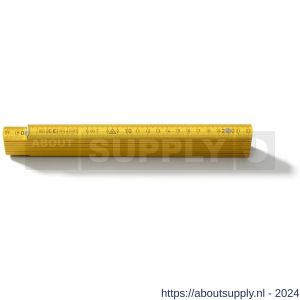Hultafors B3506G DU duimstok hout 3500 geel 2 m - S50150172 - afbeelding 1