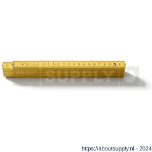 Hultafors H4010G DU duimstok hout 4000 geel 2 m 10 delen - S50150175 - afbeelding 1