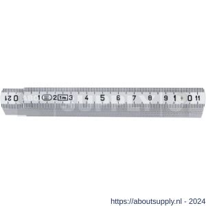 Hultafors K2107-1-10W DU duimstok K2000 kunststof glasfiber ABS wit 1 m 10 delen - S50150193 - afbeelding 1