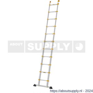 Wibe Ladders TLP telescopische ladder aluminium - S50150544 - afbeelding 1
