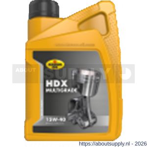 Kroon Oil HDX 15W-40 minerale motorolie Mineral Multigrades passenger car 1 L flacon - S21501092 - afbeelding 1