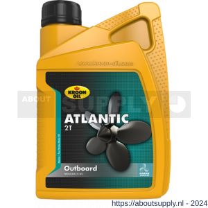 Kroon Oil Atlantic 2T Outboard Marine tweetakt motor olie 1 L flacon - S21500801 - afbeelding 1