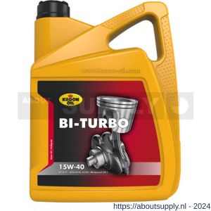 Kroon Oil Bi-Turbo 15W-40 minerale motorolie Mineral Multigrades passenger car 5 L can - S21500329 - afbeelding 1