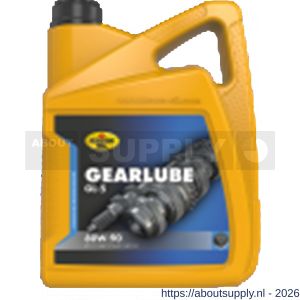 Kroon Oil Gearlube GL-5 80W-90 handgeschakelde transmissie olie 5 L can - S21500657 - afbeelding 1