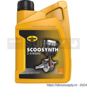 Kroon Oil Scoosynth tweetakt scooterolie 1 L flacon - S21500540 - afbeelding 1