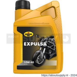Kroon Oil Expulsa 10W-40 viertakt motorfiets olie 1 L flacon - S21500514 - afbeelding 1