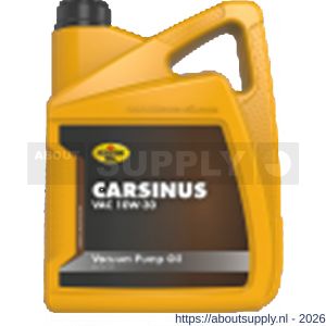 Kroon Oil Carsinus VAC 10W-30 vacuumpomp olie 5 L can - S21500814 - afbeelding 1