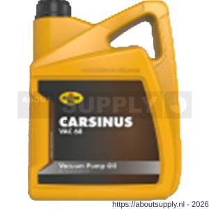Kroon Oil Carsinus VAC 68 vacuumpomp olie 5 L can - S21500824 - afbeelding 1