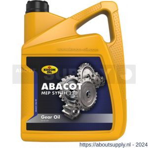Kroon Oil Abacot MEP Synth 220 tandwielkastolie 5 L can - S21500563 - afbeelding 1