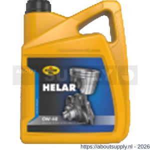 Kroon Oil Helar 0W-40 synthetische motorolie Synthetic Multigrades passenger car 5 L can - S21500420 - afbeelding 1