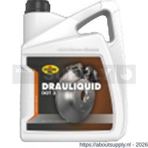 Kroon Oil Drauliquid DOT 3 remvloeistof 5 L blik - S21500099 - afbeelding 1