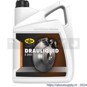 Kroon Oil Drauliquid-S DOT 4 remvloeistof 5 L blik - S21500113 - afbeelding 1