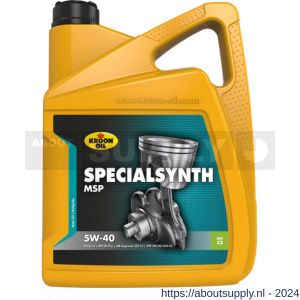 Kroon Oil Specialsynth MSP 5W-40 synthetische motorolie Synthetic Multigrades passenger car 5 L can - S21500487 - afbeelding 1